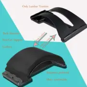 Back Support Lumbar Stretching Pillow Massager Memory Foam Relief Lower Pain Bac