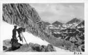 On Mono Pass Overlooking Rock Creek Basin California 1950s OLD PHOTO