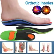 3 Pair Orthotic Shoe Inserts with Arch Support Insoles Plantar Fasciitis Pads AU