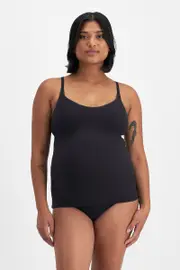 [Bonds] Bonds Women's Damn Dry Milk Leaks Scoop Cami Bra in Black Size: 18 18 Black