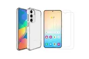 iCoverLover For Samsung Galaxy S24+ Plus Case + 2 Glass Screen Protectors Clear