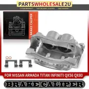 Front Left Brake Caliper with Bracket for Nissan Armada Titan Infiniti QX56 QX80