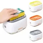 Refillable Detergent Dispenser Manual Press Cleaning Liquid Box