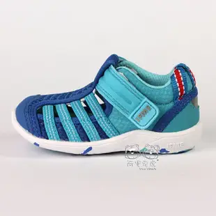 【領券滿額折120】日本 IFME Water Shoes 排水涼鞋 藍/水藍 小童鞋 NO.R3848