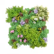 Artificial Dense Succulent Vertical Garden Panel – UV Resistant (50cm x 50cm)