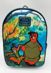 NEW Loungefly Disney Robin Hood Robin & Little John Mini Backpack NWT