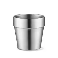 在飛比找momo購物網優惠-【小麥購物】不鏽鋼雙層隔熱杯(杯子 不鏽鋼杯 不鏽鋼水杯 咖