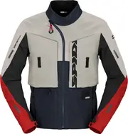 Spidi Frontier, textile jacket , color: Light Grey/Dark Blue/Red/Black , size: XXL