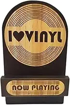 Vaveren Album Record Holder, Wooden Display Vinyl Holder Stand, Vinyl Record Stand