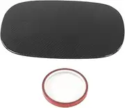 Gearwell Carbon Fiber Fuel Tank Cap Cover, Compatible with Alfa Romeo Stelvio 2017-2022, Gas Oil Tank Trim Replacement