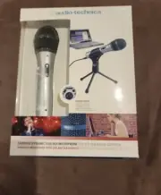 Audio-Technica ATR2100-USB Cardioid Dynamic USB/XLR Microphone Handheld. Sealed.