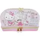 大賀屋 Hello Kitty 收納包 雙層 雙拉鍊 筆袋 筆盒 化妝包 三麗鷗 KT 凱蒂貓 日貨 J00014264