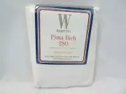 WAMSUTTA Pima Rich 280 Twin Flat Sheet White Solid NEW