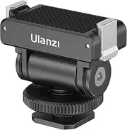 ULANZI CA22 Hot Shoe & Cold Shoe Adapter Mount with Magnetic Quick Mount, 180 Tilt Adjustable, Universal Camera Accessory for DJI OSMO Action 3/4