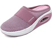 [Wsedper] Diabetic Air-Cushion Slip-On Walking Shoes, Orthopedic Diabetic Slippers, with Arch-Support for Women