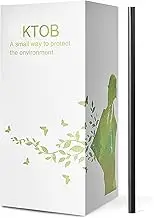 200 Count 100% Compostable Plant-Based PLA Straws-KTOB Biodegradable Black Cocktail Drinking Plasticless Straws-Eco Friendly Plastic Bar Straws