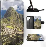 Machu Picchu Peru Wonders 1 FLIP Wallet Phone CASE Cover for Samsung Galaxy S22 Ultra 5G