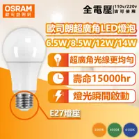 在飛比找蝦皮購物優惠-[喜萬年]折價券 歐司朗 LED燈泡 超廣角 6.5W 8.