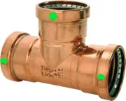 Viega 20708 4" x 4" x 4" ProPress XL-C Copper Tee, Press Connection