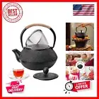 Japanese Tetsubin Cast Iron Teapot, Iron Tea Pot with Infuser for Loose Tea, ...