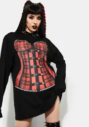 [Current Mood] Tempting Danger Corset Graphic Tee
