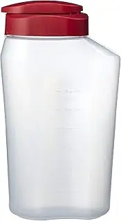 Good Cook Pour Top - 1qt Easy Tighten Square Cap with snap Lock Cap Clear and red