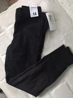 Tuffrider Pants Girls 14 NEW Let's Ride Jodhpurs Equestrian Breeches black NWT