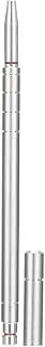Hair Engraving Pen, Stainless Steel Beard Shaving Trimmer Detachable Hair Styling Eyebrows Beards Device DIY Stainless Steel Razor Engraved Tool for Home Men Women Teens Facial Modeling Care (Silver)