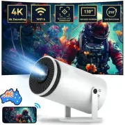 HY300 Plus Portable LED Mini Home Theater, Video Game Projector, Android 12 AU