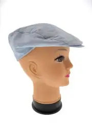 Dolce & Gabbana Light Blue Solid Signature Classic Flat Cap