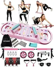 HOTWAVE Pilates Bar Kit with Resistance Band,