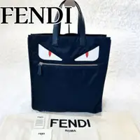 在飛比找蝦皮購物優惠-FENDI 芬迪 托特包 Monster 怪獸造型 皮革 日