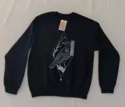 Curbside Raven Bird Spirit Guide Sweatshirt Artist Marisa Aragón Ware NWT Sz Med
