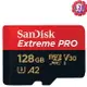 SanDisk 128GB 128G microSD【200MB/s Extreme Pro】microSDXC micro SD SDXC 4K U3 A2 V30手機記憶卡【序號MOM100 現折$100】