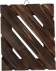 Yardwe Fern Hanging Board Wall Planter Rustic Farmhouse Decor Indoor Hanging Planters Wall Decor