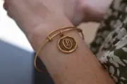 ALEX AND ANI Yellow-gold tone Charm Bracelet
