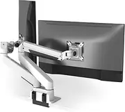 Desky Dual Monitor Arm - White