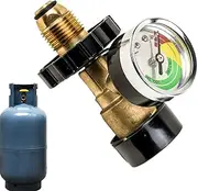 Vgvgaj Propane Tank Refill Adapter,Propane Tank Gauge Level Indicator - Outdoor Cooking Accessories for Camping BBQ Grill Heater