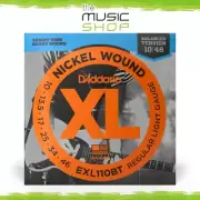D'Addario XL 10-46 Regular Lt Balanced Tension Electric Guitar Strings- EXL110BT