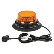 Hulk 4X4 LED Amber Beacon 12/24V Vacuum Magnetic Mnt 9X Strobe 3X Rot Patts Low Profle - HU9782VM