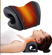 DUPPA Neck Stretcher with Larger Graphene Heating Pad, Heated Cervical Tracti...
