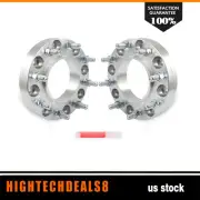 (2) 1.5 inch Front Hubcentric Wheel Spacers 8x180 124.1 CB For Silverado 2500 HD