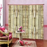 Grey Common Simplicity School Printing 3D Blockout Curtains Fabric Window
