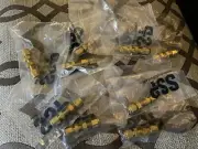 Duolok Bulkhead Bulkhead Union, 1/8 Tube Fitting x 1/8 Tube Fitting, Brass (9)