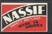 MATCHBOX LABELS USA- Nassif- **mint
