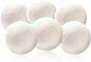 6Pcs 7CM Wool Balls Clothes Dryer Laundry Eco Friendly Softener Dehumidification Decrease Drying Time Washing Reusable Static