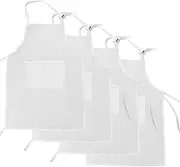 KZNKZN Kids Apron for Cooking, Adjustable Children Aprons with 2 Large Pockets, Convenient Child Artist Aprons for Boy Girl Painting,Toddler Chef Bib Apron for Kitchen Crafting Baking