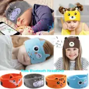 Eye Mask Sleeping Music Headphone Headwear Kids Bluetooth Headband Wireless Cute