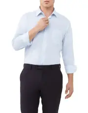 [Van Heusen] Classic Mini Circle Shirt in Print Sky