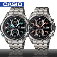 在飛比找momo購物網優惠-【CASIO 卡西歐 EDIFICE】日系三眼極速賽車款運動